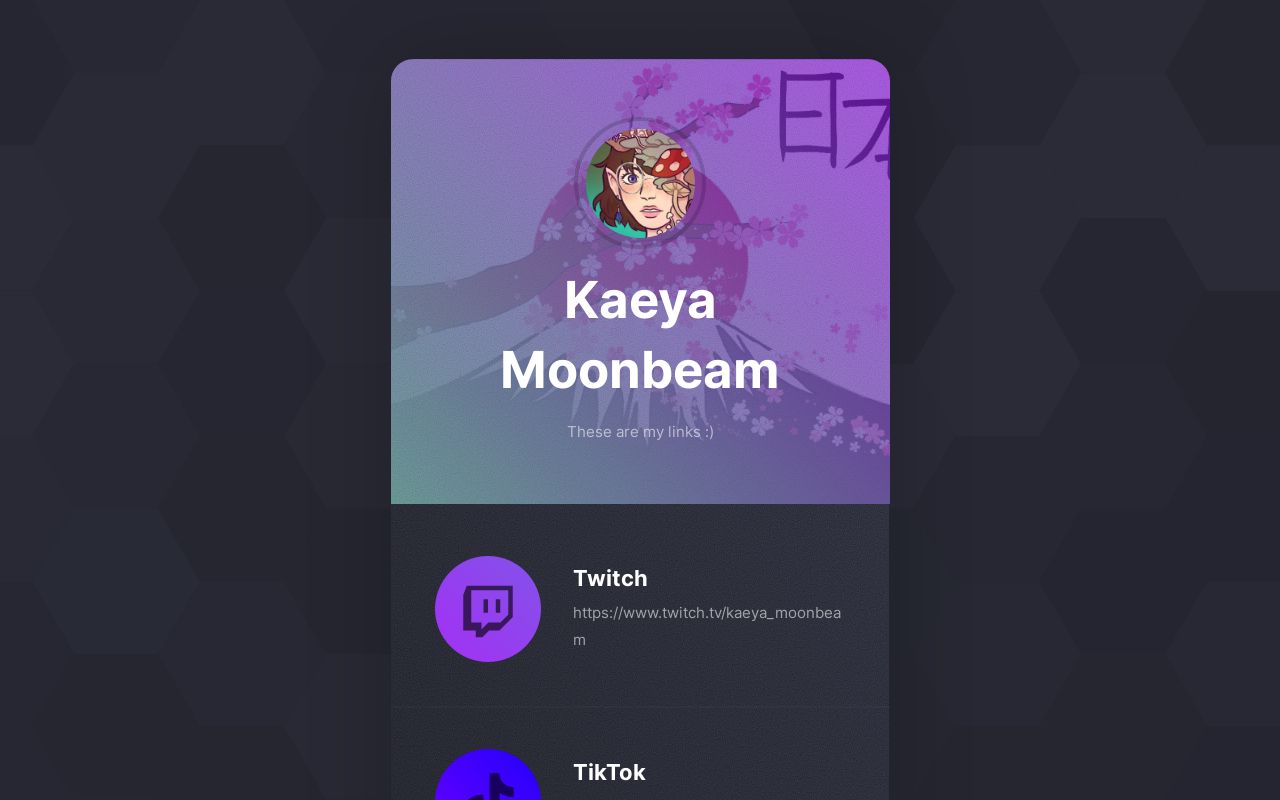 Kaeya Moonbeam's Links